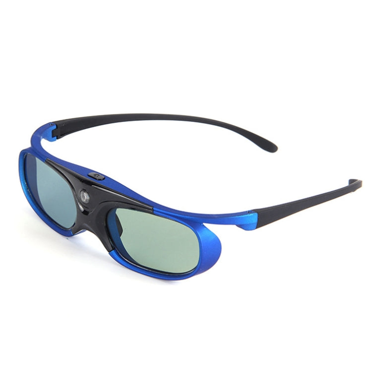 JX30-T Active Shutter 3D Glasses Support 96HZ-144HZ for DLP-LINK Projection X5/Z6/H2(Blue) - VR Headset by PMC Jewellery | Online Shopping South Africa | PMC Jewellery | Buy Now Pay Later Mobicred