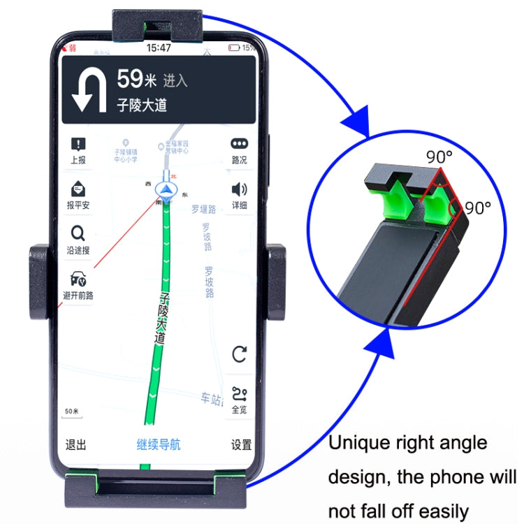 A04 Metal Motorcycle Mobile Phone Navigation Bracket Bicycle Frame Multifunctional Car Fixed Clamp(M8 Ball Header Installation Model) - Holder by PMC TechLife | Online Shopping South Africa | PMC TechLife | Buy Now Pay Later Mobicred