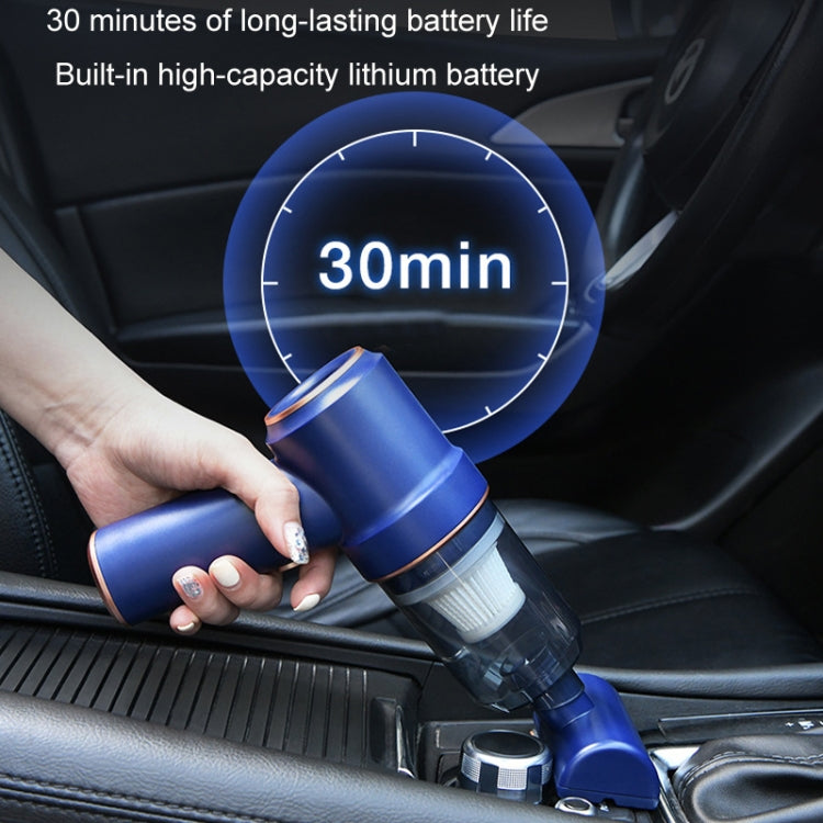 Wireless Car High Power Charging Mini Car Vacuum Cleaner, Specification: Upgrad USB Cable - Vacuum Cleaner by PMC Jewellery | Online Shopping South Africa | PMC Jewellery