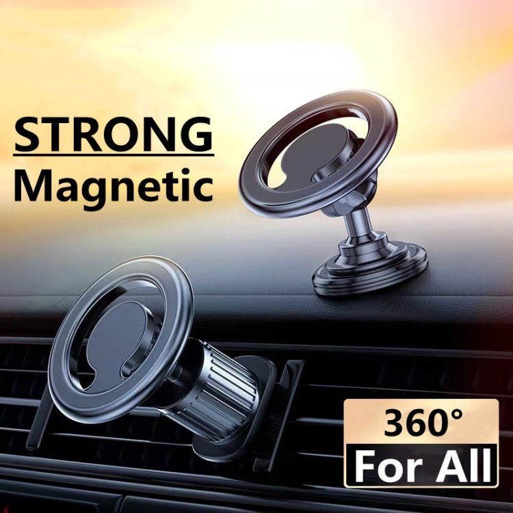 D19 Car Magnetic Mobile Phone Holder Rotatable Metal Navigation Bracket, Spec: Extended (Silver) - Universal Car Holders by PMC TechLife | Online Shopping South Africa | PMC TechLife | Buy Now Pay Later Mobicred