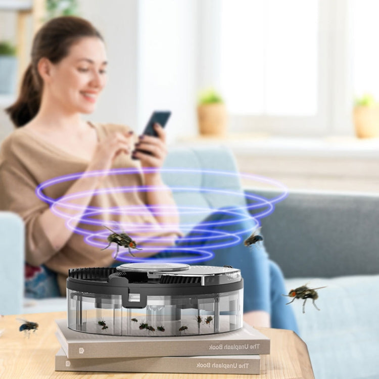 S008 Automatic Fly Killer Silent USB Household Fly Trap, Spec: USB Type (White) - Repellents by PMC TechLife | Online Shopping South Africa | PMC TechLife | Buy Now Pay Later Mobicred
