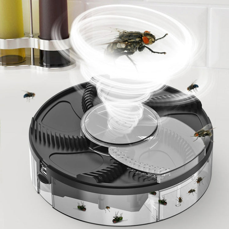 S008 Automatic Fly Killer Silent USB Household Fly Trap, Spec: Charging Type (Black) - Repellents by PMC TechLife | Online Shopping South Africa | PMC TechLife | Buy Now Pay Later Mobicred