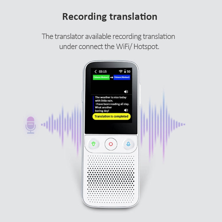 T10Pro Wifi Artificial Intelligence Photo / Recording Translating Machine Supports 138 Languages(White) -  by PMC Jewellery | Online Shopping South Africa | PMC Jewellery | Buy Now Pay Later Mobicred