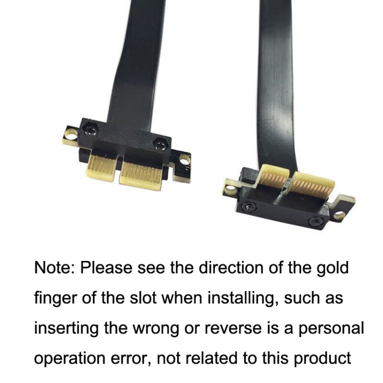 PCI-E 3.0 1X 90 Degrees Graphics Card / Wireless Network Card Extension Cable, Cable Length: 20cm - PCIE Cable by PMC TechLife | Online Shopping South Africa | PMC TechLife | Buy Now Pay Later Mobicred