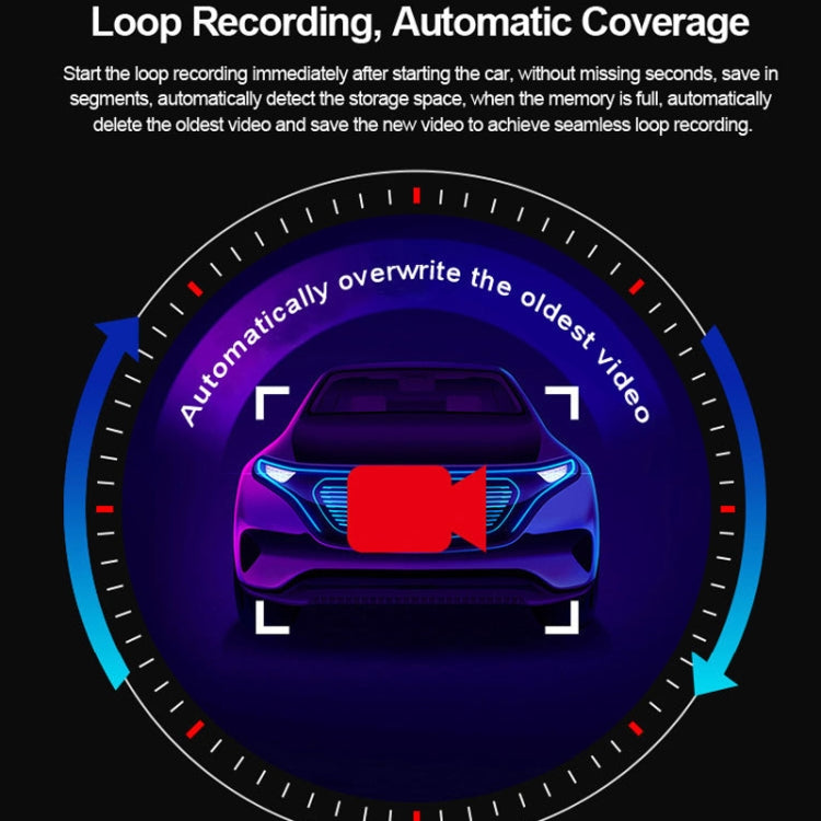 L601 HD Night Vision Electronics Dog Reversing Image Driving Recorder, Style: WIFI Version(Double Recorded) - Car DVRs by PMC TechLife | Online Shopping South Africa | PMC TechLife | Buy Now Pay Later Mobicred