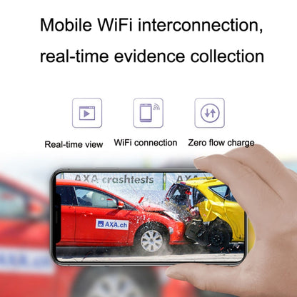 M1 Hidden Driving Recorder WiFi Phone Connecting Car Parking Monitoring 1080P HD Recorder(With Button+Parking Monitoring Line) - Car DVRs by PMC Jewellery | Online Shopping South Africa | PMC Jewellery | Buy Now Pay Later Mobicred