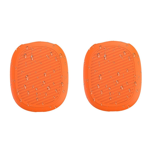 T2 For Apple AirPods Max 1pair Bluetooth Headset Anti-Fall Silicone Protective Case(Orange) - For AirPods Max by PMC Jewellery | Online Shopping South Africa | PMC Jewellery