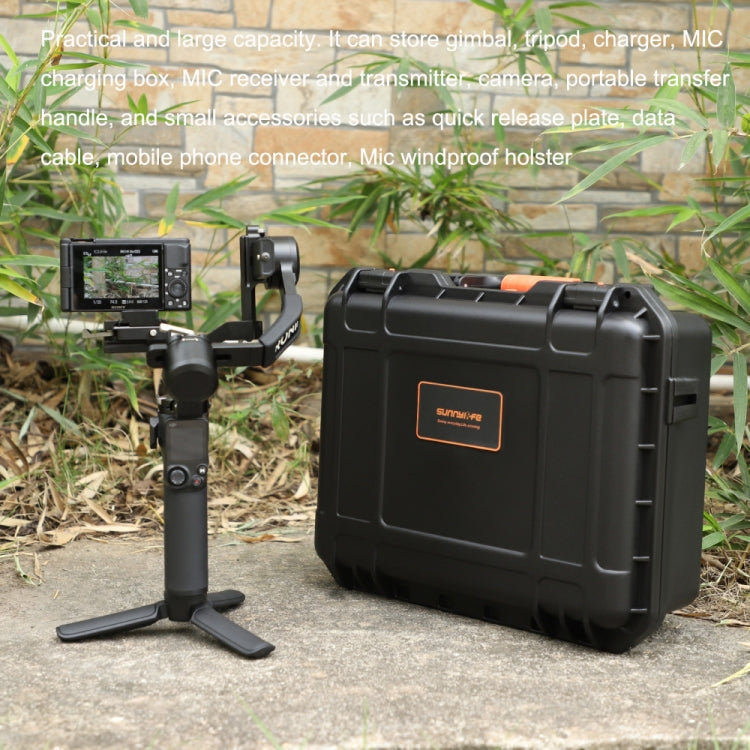 For DJI RS3 Mini Sunnylife AQX-7 Waterproof Safety Box Storage Bag(Black) -  by Sunnylife | Online Shopping South Africa | PMC TechLife | Buy Now Pay Later Mobicred