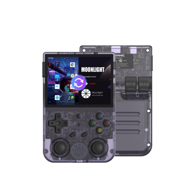 ANBERNIC RG353V  3.5 Inch Wireless Game Box Android 11 Linux OS Handheld Game Console 128G 25,000 Games(Transparent Purple) - Pocket Console by ANBERNIC | Online Shopping South Africa | PMC Jewellery | Buy Now Pay Later Mobicred