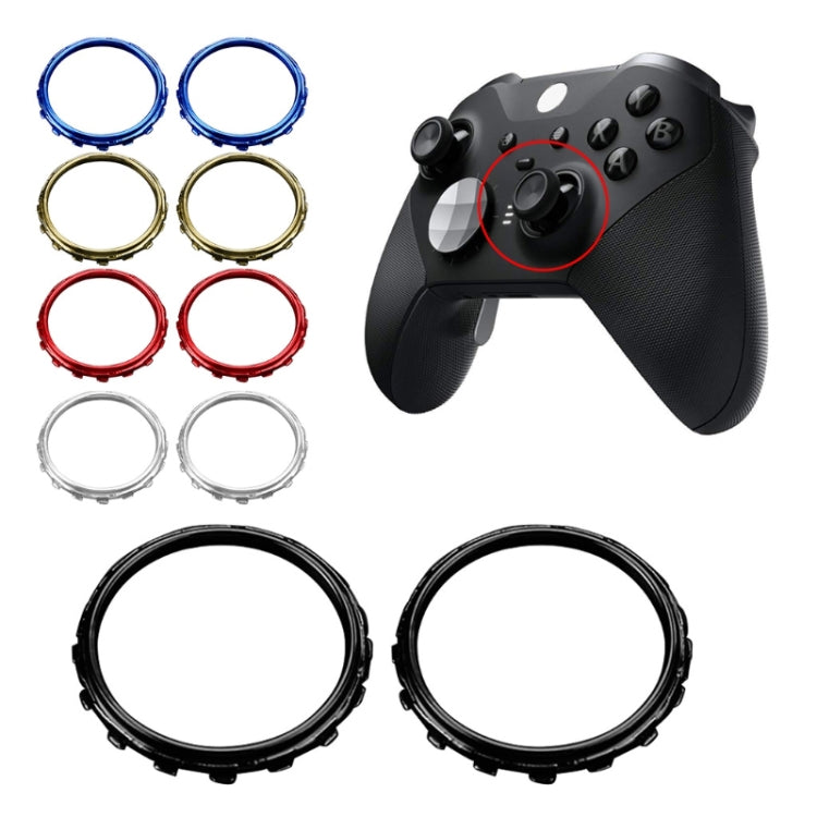 For Xbox One Elite 1pair 3D Replacement Ring Handle Accessories, Color: Red Plating - XBOX Spare Parts by PMC Jewellery | Online Shopping South Africa | PMC Jewellery