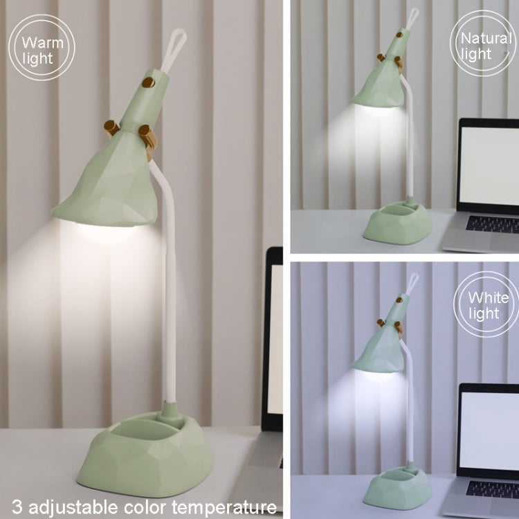 Base Removable Diamond Desk Lamp USB Charging 3-speed Color Temperature Night Light(301-3 Purple) - Desk Lamps by PMC Jewellery | Online Shopping South Africa | PMC Jewellery | Buy Now Pay Later Mobicred