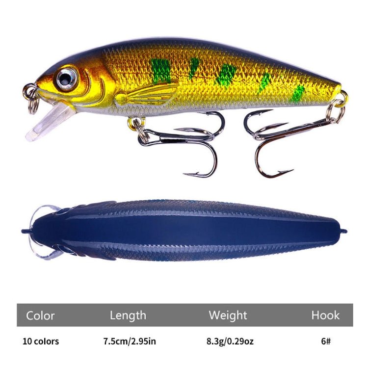 HENGJIA MI158 Floating Mino Bionic Lures, Color: 5 - free shipping - PMC TechLife - Order now!