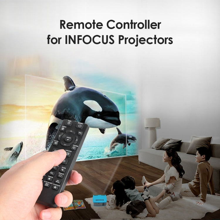 For InFocus IN112 IN114 IN124 IN3136 Projector 2pcs Remote Control - Other by PMC Jewellery | Online Shopping South Africa | PMC Jewellery