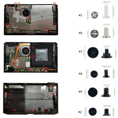 For Switch OLED Host 44 In 1 Screw Set Replacement Accessories(R22006) - Switch Spare Parts by PMC Jewellery | Online Shopping South Africa | PMC Jewellery