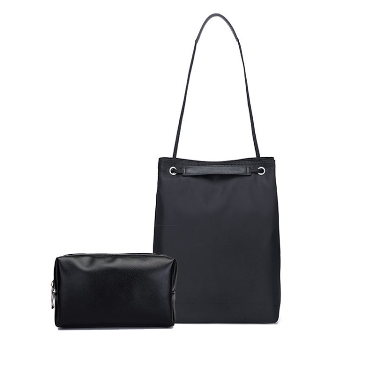For Apple Macbook Shoulder / Handheld / Messenger Computer Bag, Size: Small(Black+Black PU Power Bag) - 13.3 inch by PMC TechLife | Online Shopping South Africa | PMC TechLife | Buy Now Pay Later Mobicred