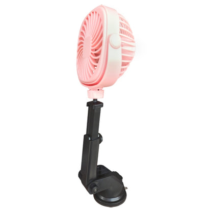 Car Suction Cup Fan Desktop Dormitory Office Kitchen Fan(Pink) - Heating & Fans by PMC Jewellery | Online Shopping South Africa | PMC Jewellery | Buy Now Pay Later Mobicred