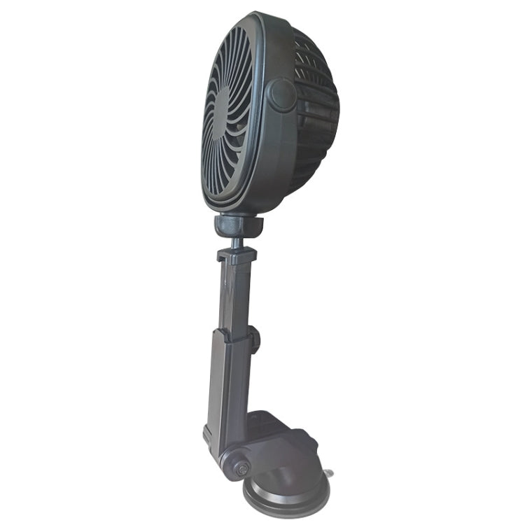 Car Suction Cup Fan Desktop Dormitory Office Kitchen Fan(Black) - Heating & Fans by PMC Jewellery | Online Shopping South Africa | PMC Jewellery | Buy Now Pay Later Mobicred