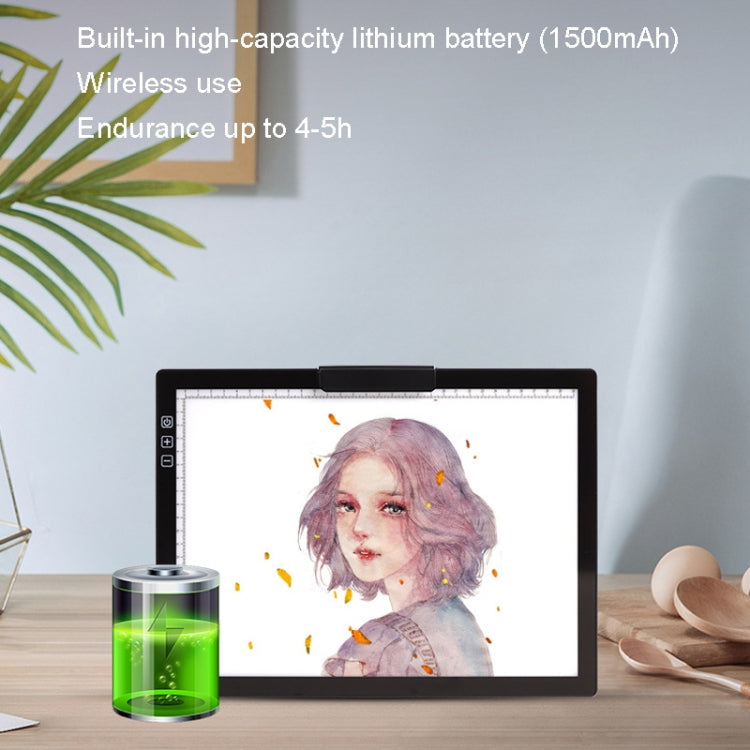 A4-D28B Rechargeable Copy Desk Drawing Board, Specification: With Charging Line+EU Plug Adapter - free shipping - PMC TechLife - Order now!