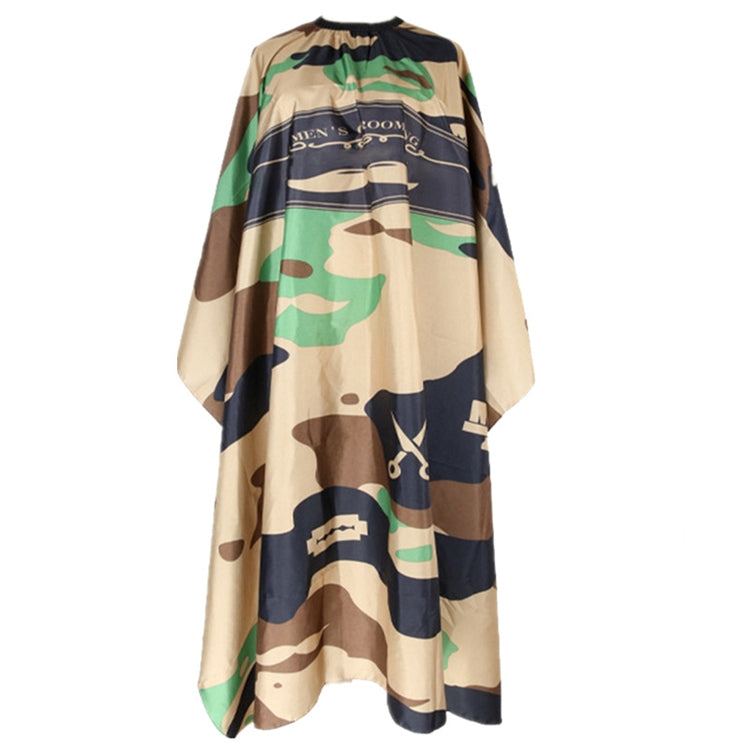 Scissor Beard Print Barber Post Barber Haircut Cape Wrap(Army Green) - free shipping - PMC TechLife - Order now!