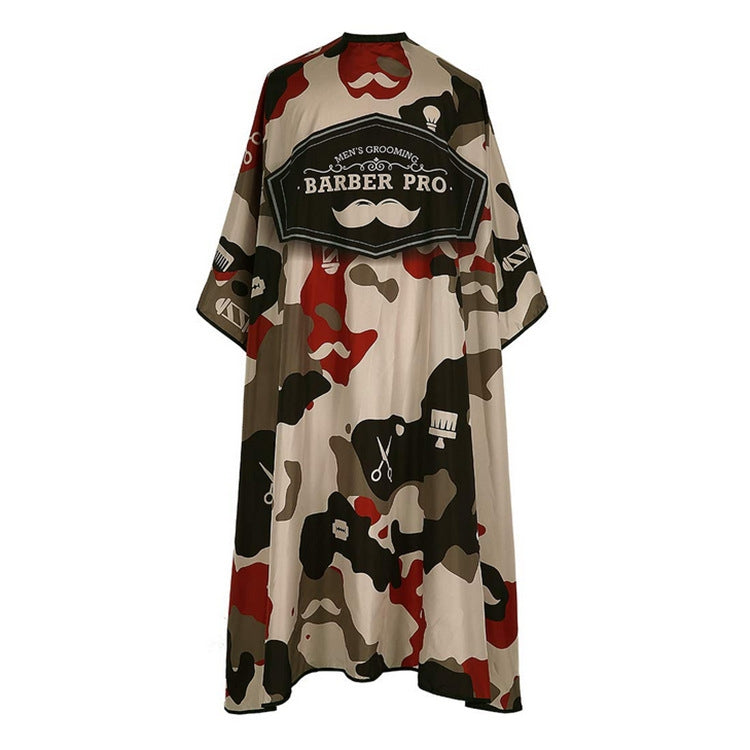 Scissor Beard Print Barber Post Barber Haircut Cape Wrap(Red) - free shipping - PMC TechLife - Order now!