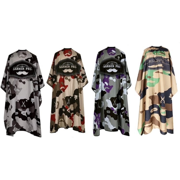 Scissor Beard Print Barber Post Barber Haircut Cape Wrap(Purple) - free shipping - PMC TechLife - Order now!
