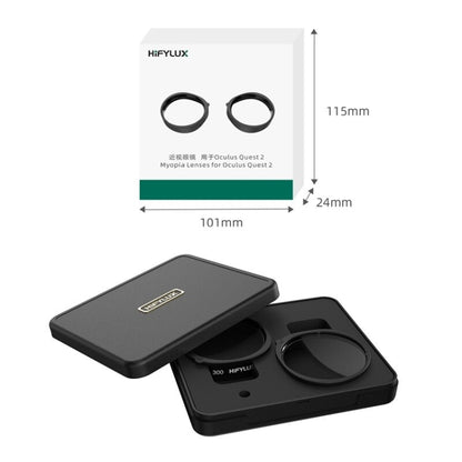 For Oculus Quest 2 Hifylux Q2-QF11 1pair Myopia Lens Frame Aspheric Resin VR Glasses Accessories(500 Degrees) - VR Accessories by Hifylux | Online Shopping South Africa | PMC Jewellery | Buy Now Pay Later Mobicred