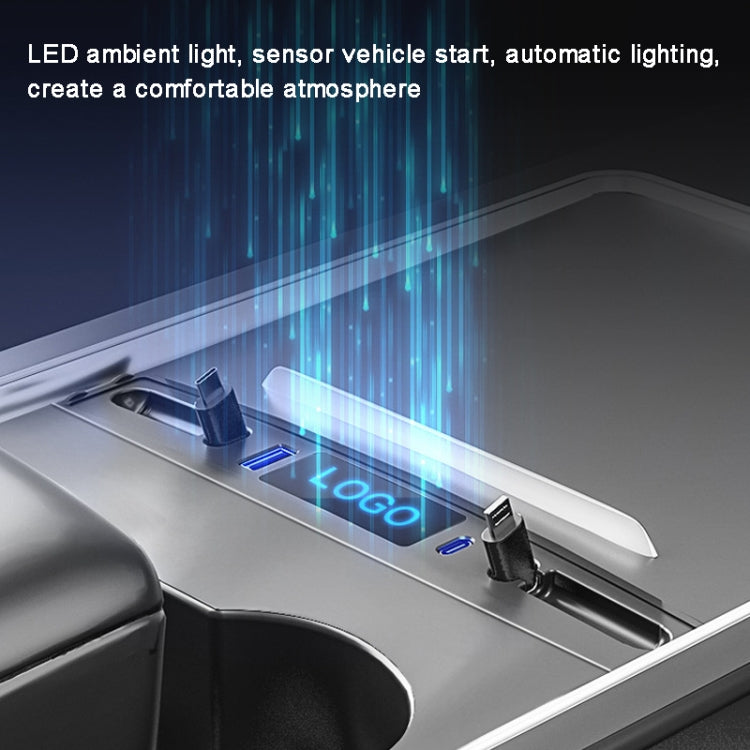 For Tesla Model 3 / Y 27W Quick Interior Charger Intelligent USB-C/Type-C Docking Station HUB - DIY Modified Charger by PMC TechLife | Online Shopping South Africa | PMC TechLife | Buy Now Pay Later Mobicred