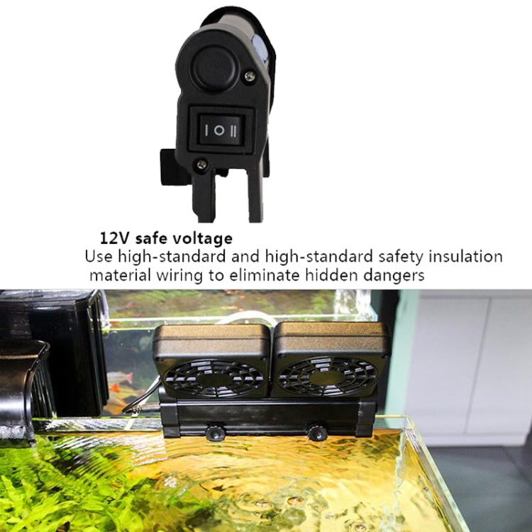 Fish Tank Cooling Fan Cooling Silent Aquarium Fan, Specification: 4 Head US Plug - Fish Tanks & Accessories by PMC TechLife | Online Shopping South Africa | PMC TechLife | Buy Now Pay Later Mobicred