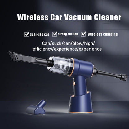 Small Wireless Charging Car Vacuum Cleaner Handheld High Power Vacuum Cleaner, Sort by color: 117C-Blue - Vacuum Cleaner by PMC Jewellery | Online Shopping South Africa | PMC Jewellery | Buy Now Pay Later Mobicred