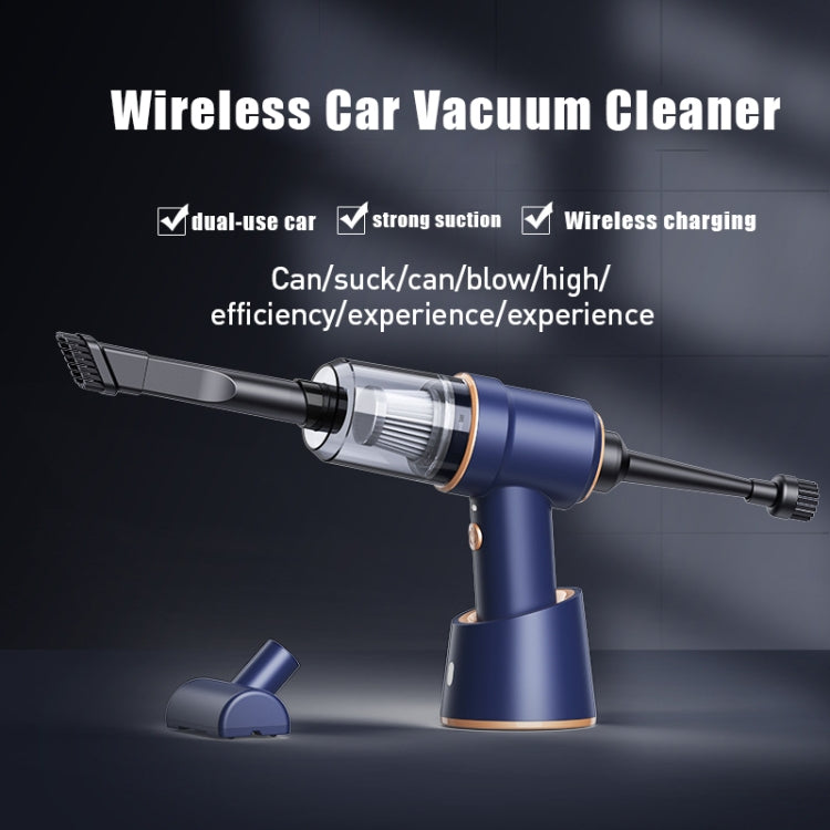 Small Wireless Charging Car Vacuum Cleaner Handheld High Power Vacuum Cleaner, Sort by color: 117C-Black - Vacuum Cleaner by PMC Jewellery | Online Shopping South Africa | PMC Jewellery | Buy Now Pay Later Mobicred