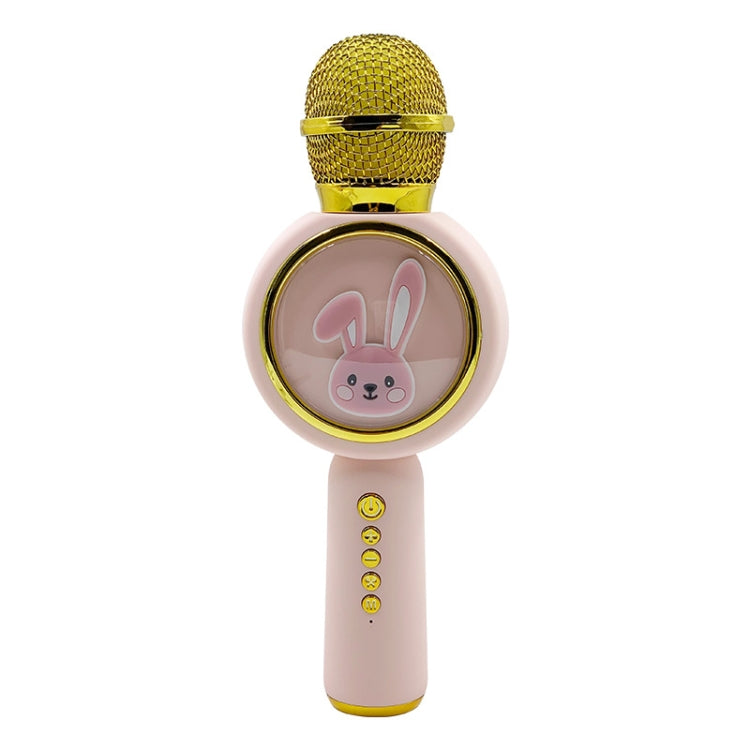 X6 Children Portable Bluetooth Light Microphone Audio All-in-One Machine(Pink) - Microphone by PMC TechLife | Online Shopping South Africa | PMC TechLife | Buy Now Pay Later Mobicred
