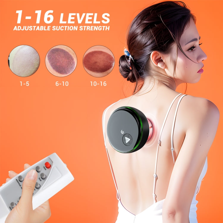 Intelligent Cupper With Breathing Light Electric Heated Scraping Instrument Meridian Unblocking Massage Instrument(Black) - free shipping - PMC TechLife - Order now!