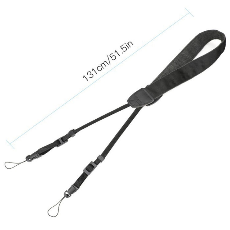 RCSTQ for DJI Mavic Air 2 Remote Adjustable Quick Release Lanyard with Clip Drone Remote Control Accessories(Black) - Other by RCSTQ | Online Shopping South Africa | PMC TechLife | Buy Now Pay Later Mobicred