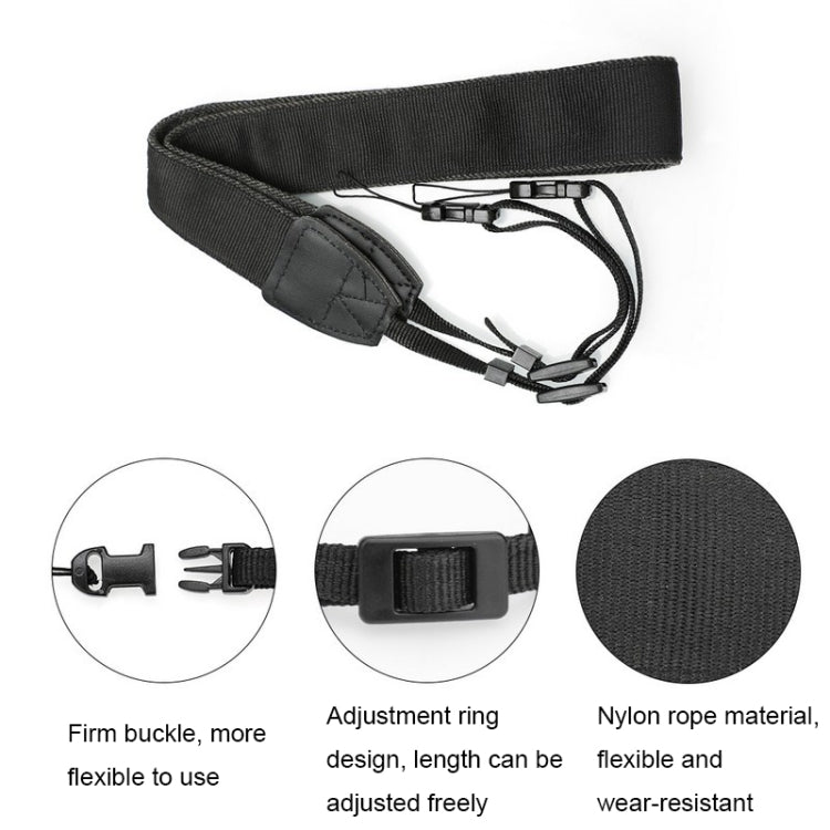 RCSTQ for DJI Mavic Air 2 Remote Adjustable Quick Release Lanyard with Clip Drone Remote Control Accessories(Black) - Other by RCSTQ | Online Shopping South Africa | PMC TechLife | Buy Now Pay Later Mobicred