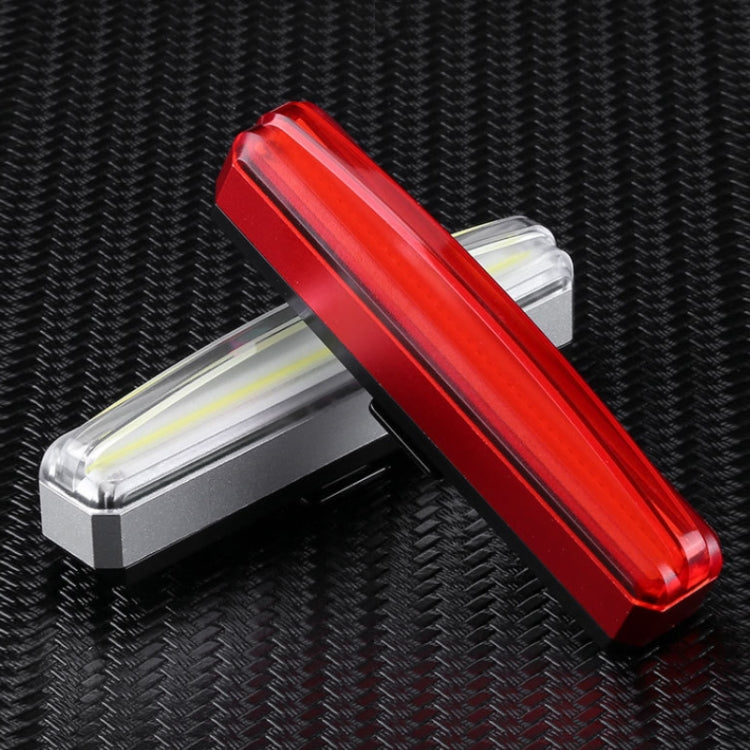 Bicycle Tail Light USB Rechargeable Water-resistant Night Riding Warning Light(Red) - Taillights by PMC TechLife | Online Shopping South Africa | PMC TechLife | Buy Now Pay Later Mobicred