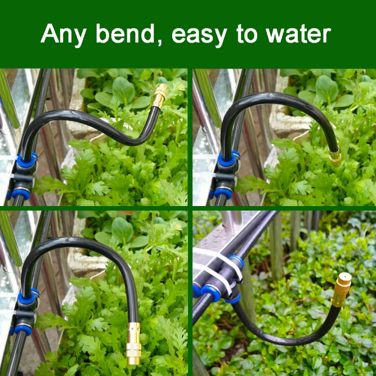 40m Kit Brass Misting Nozzles Bend Arbitrarily Atomized Sprayer Garden Irrigation - Watering & Irrigation by PMc TechLife | Online Shopping South Africa | PMc TechLife | Buy Now Pay Later Mobicred