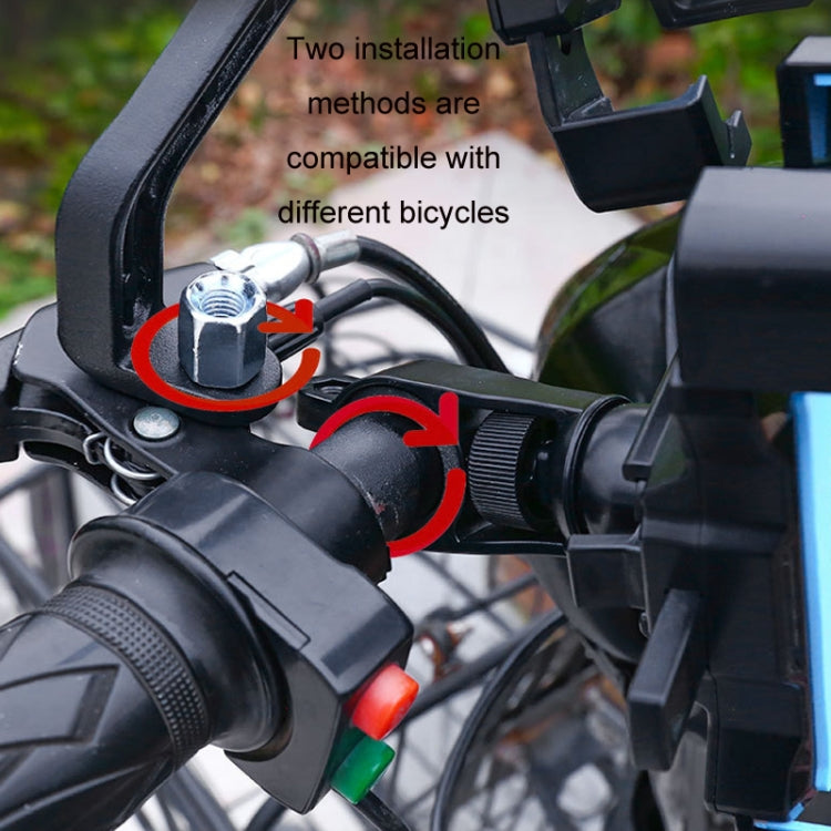 Electric Bike Motorcycle Bicycle Riding Shockproof Navigation Bracket, Color: Yellow For Handlebar - Holders by PMC TechLife | Online Shopping South Africa | PMC TechLife | Buy Now Pay Later Mobicred