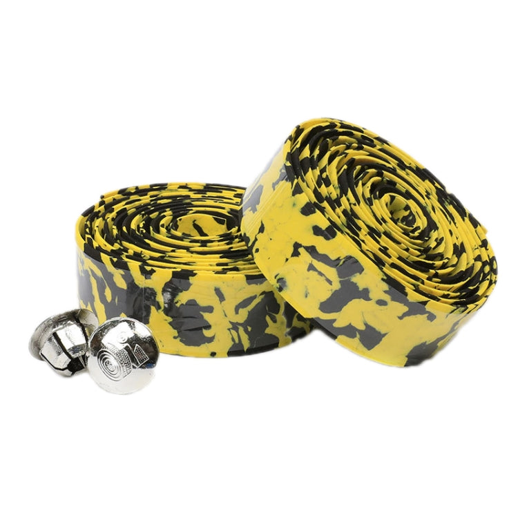 Camouflage Bicycle Curved Handlebar Straps(Yellow Black) - Decorative Accessories by PMC TechLife | Online Shopping South Africa | PMC TechLife | Buy Now Pay Later Mobicred