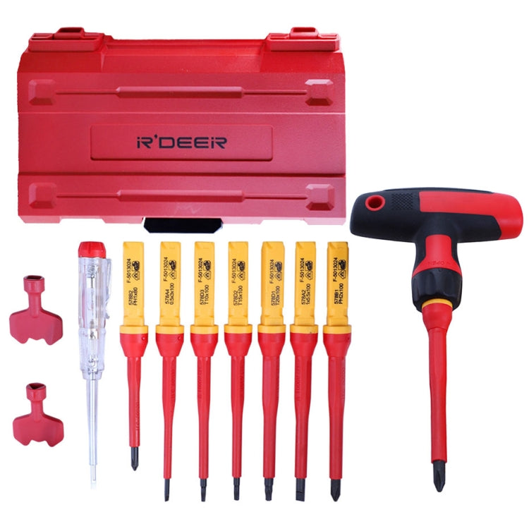 RDEER VDE-9912 12 In 1 Insulated Screwdriver Set Screwdriver Electrician Tools - Screwdriver Tools by RDEER | Online Shopping South Africa | PMC Jewellery | Buy Now Pay Later Mobicred