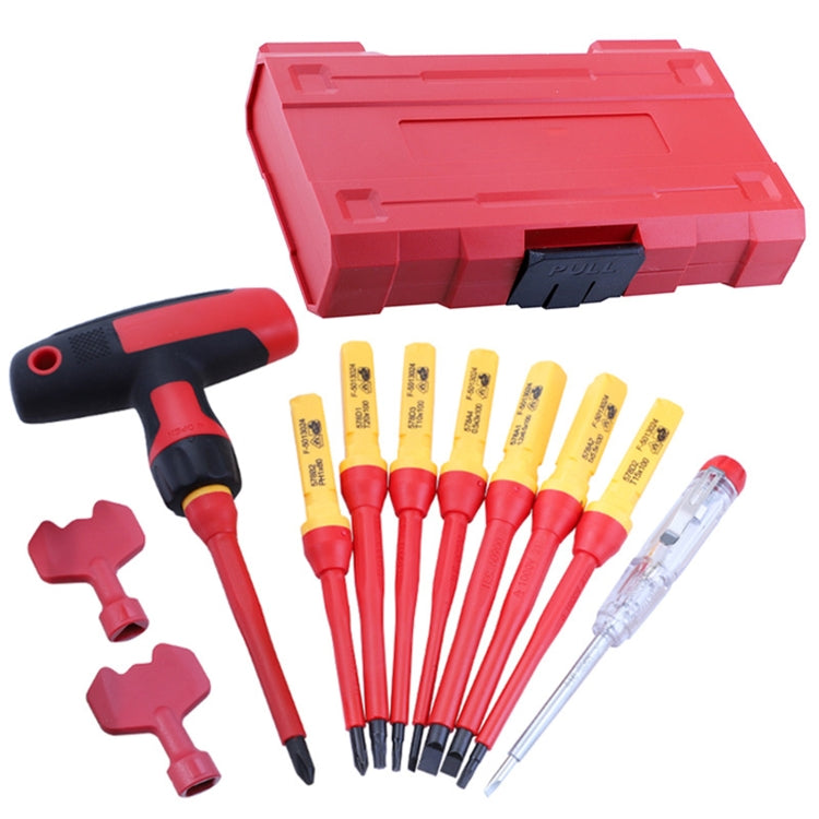 RDEER VDE-9912 12 In 1 Insulated Screwdriver Set Screwdriver Electrician Tools - Screwdriver Tools by RDEER | Online Shopping South Africa | PMC Jewellery | Buy Now Pay Later Mobicred