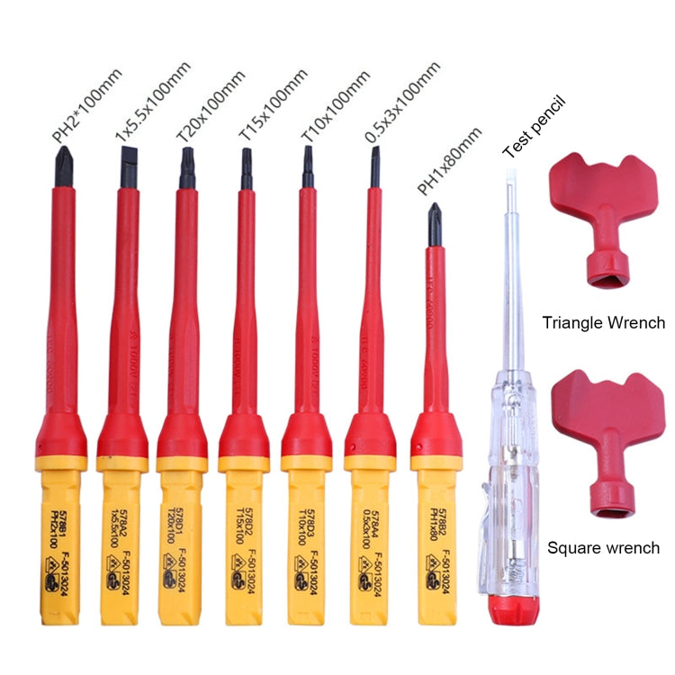 RDEER VDE-9912 12 In 1 Insulated Screwdriver Set Screwdriver Electrician Tools - Screwdriver Tools by RDEER | Online Shopping South Africa | PMC Jewellery | Buy Now Pay Later Mobicred