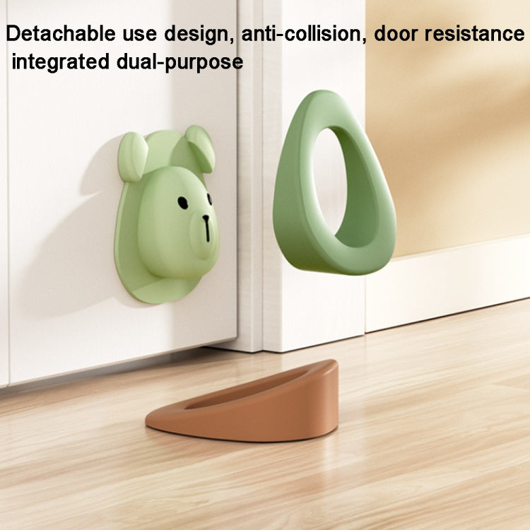 Cartoon Silicone Door Stopper Anti-Collision Door Blocker(Green) - Crash Pads by PMC Jewellery | Online Shopping South Africa | PMC Jewellery | Buy Now Pay Later Mobicred