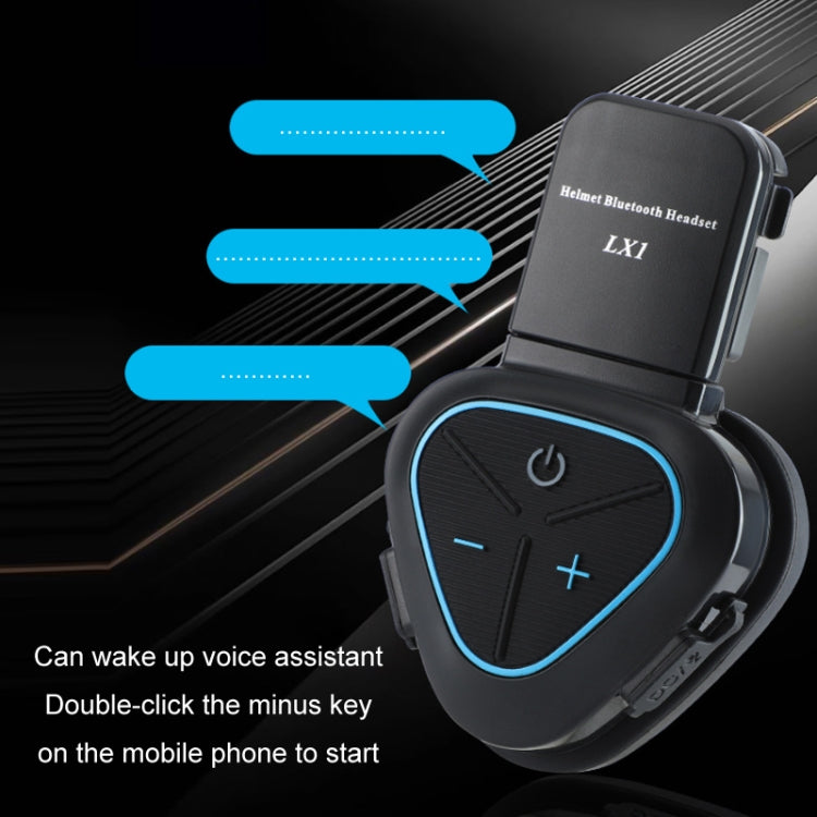 LX1 Motorcycle Half Helmet Waterproof Wireless 5.3 Bluetooth Headset, Version: English(Standard Blue) - free shipping - PMC TechLife - Order now!