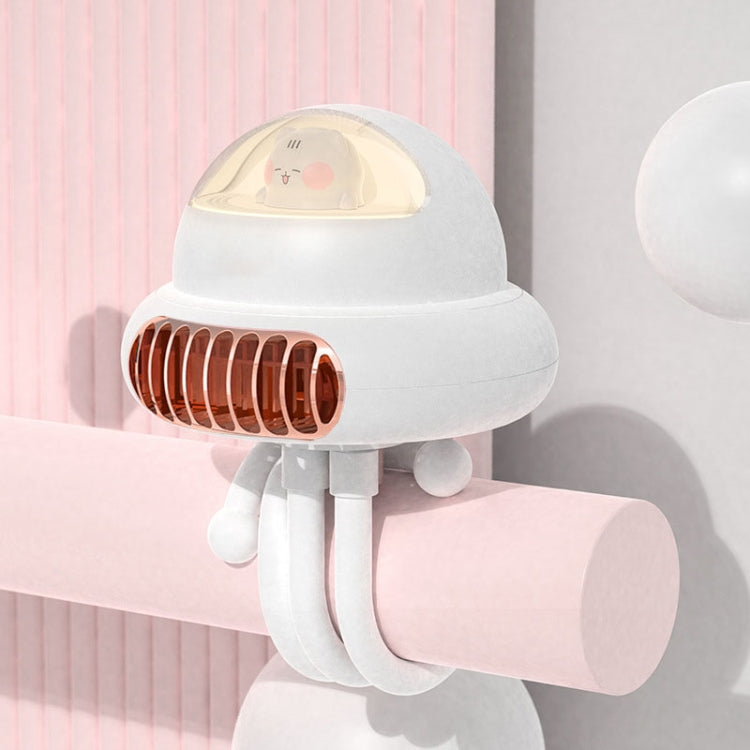 Shaking Head Stroller Fan Leafless Octopus Mute Portable Mini Fan Normal Version (White) - free shipping - PMC Jewellery - Order now!