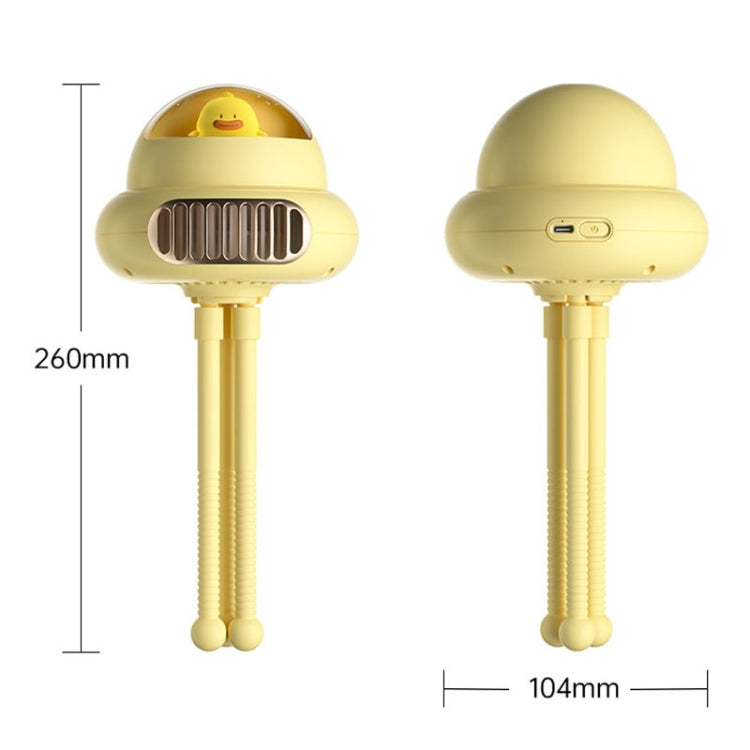 Shaking Head Stroller Fan Leafless Octopus Mute Portable Mini Fan Normal Version (Pink) - Electric Fans by PMC TechLife | Online Shopping South Africa | PMC TechLife | Buy Now Pay Later Mobicred