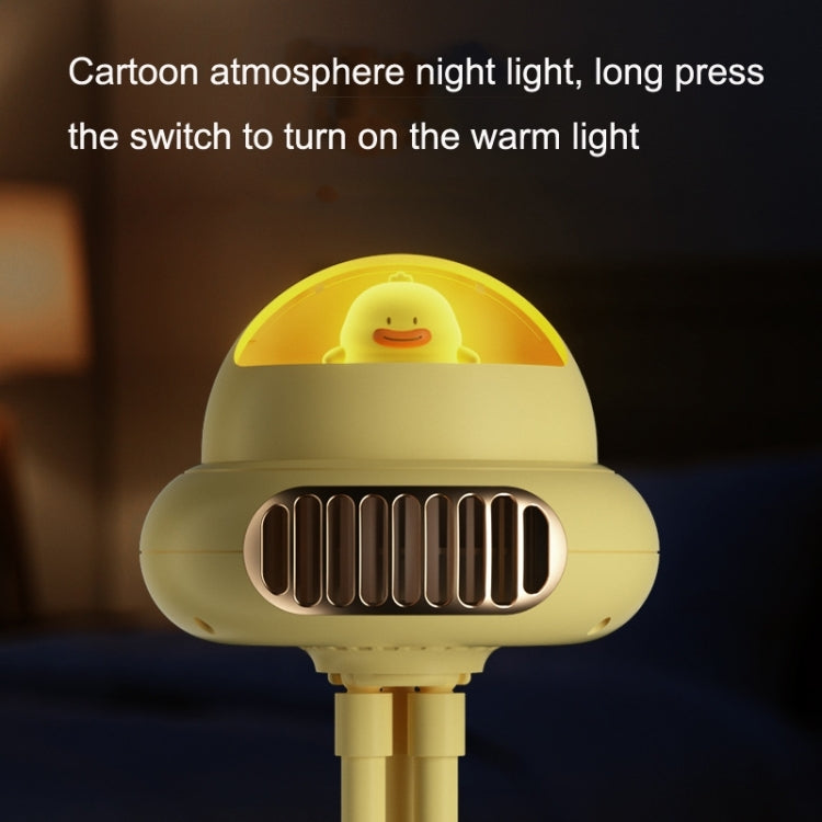 Shaking Head Stroller Fan Leafless Octopus Mute Portable Mini Fan Normal Version (Yellow) - Electric Fans by PMC TechLife | Online Shopping South Africa | PMC TechLife | Buy Now Pay Later Mobicred