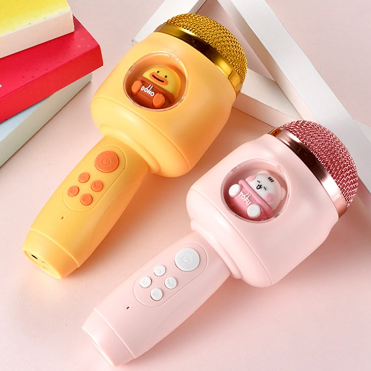 Children Wireless Microphone Bluetooth Phone Singing Microphone(Pink) - Microphone by PMC TechLife | Online Shopping South Africa | PMC TechLife | Buy Now Pay Later Mobicred