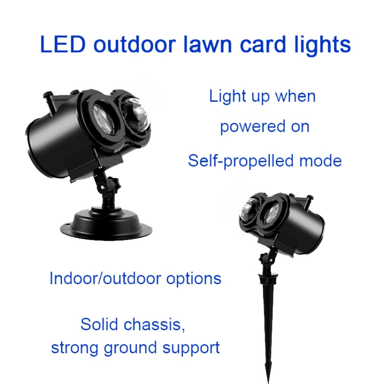 12 Cards UK Plug Color Card Pattern 9W Christmas Projection Light Remote Control Snow Light - Christmas Decoration Lamps by PMc TechLife | Online Shopping South Africa | PMc TechLife | Buy Now Pay Later Mobicred
