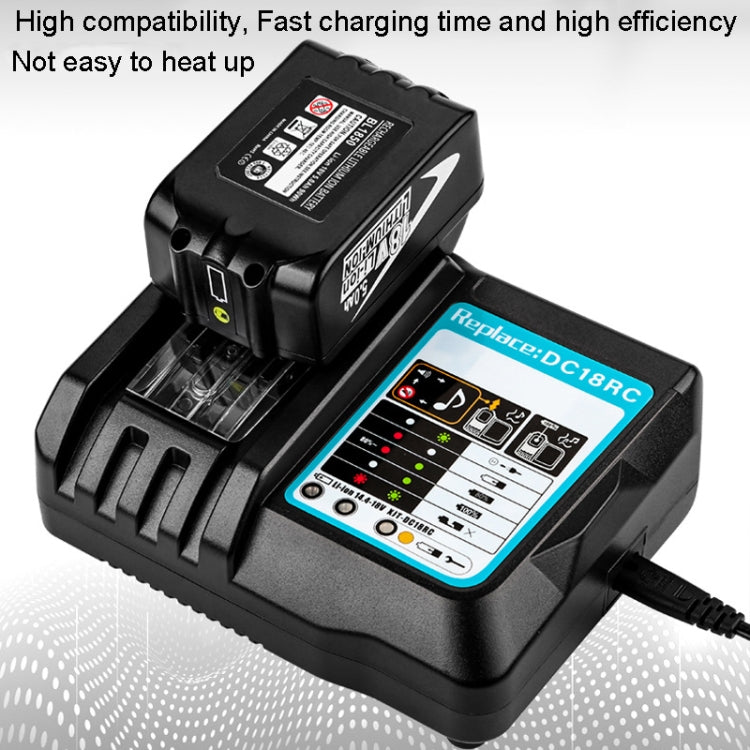 For Makit DC18RA / DC18RC 14.4V-18V Cordless Power Tool Battery Charger(US Plug) - Electric Saws & Accessories by PMc TechLife | Online Shopping South Africa | PMc TechLife | Buy Now Pay Later Mobicred