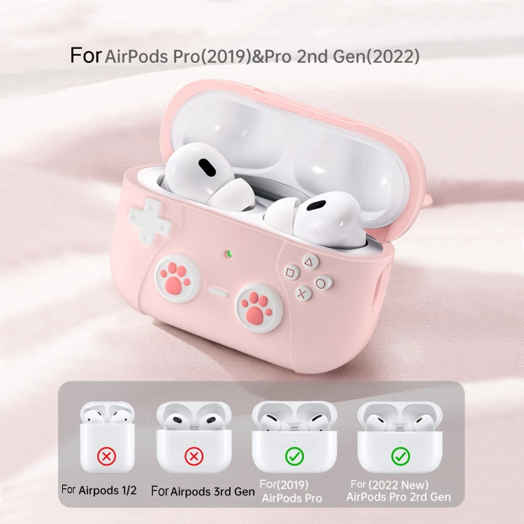 For AirPods 3 Earphone Silicone Protective Case Cat Claw Cover(Light Purple) - For AirPods 3 by PMC Jewellery | Online Shopping South Africa | PMC Jewellery | Buy Now Pay Later Mobicred